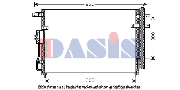 AKS DASIS Kondensators, Gaisa kond. sistēma 512051N